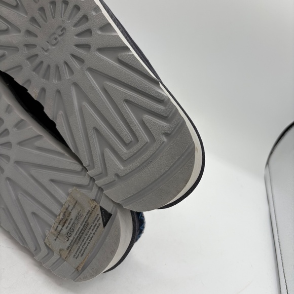 UGG Tasman Men’s Slippers 13 Navy Blue Shearling Lined Suede House Shoes 5950 - Picture 11 of 14